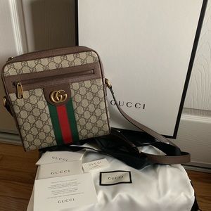 AUTHENTIC GUCCI GG OPHIDIA MESSENGER BAG